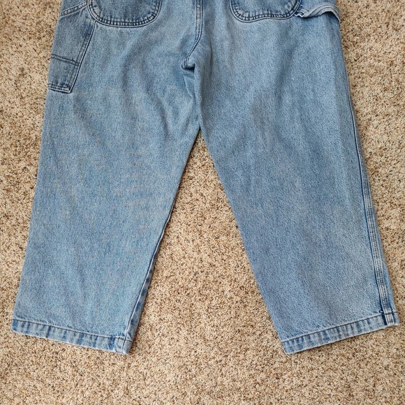 Tommy Hilfiger Women 14 Jeans Y2K Cropped Carpenter Cargo - Picture 6 of 7